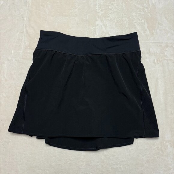 Spanx The Get Moving 14" Skort Size XL Black Athletic Tennis Golf Pickleball - Picture 1 of 10
